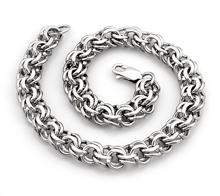 Мужской браслет из серебра - ювелирные украшения магазина Oromio